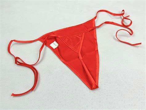 Pure Silk Womens Side Tie Thong Panties One Size Paradise Silk