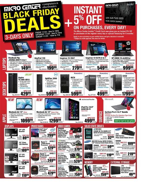 With the best origins black friday sale 2019, you no longer need to worry about the expensive prices. Micro Center Black Friday Ad 2018