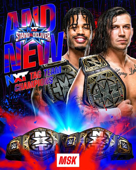MSK Win NXT Tag Team Titles At Stand Deliver WON F4W WWE News