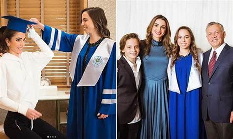 Queen Rania Of Jordan Shares Snaps Of Princess Salmas Graduation Queen Rania Princess Jordans