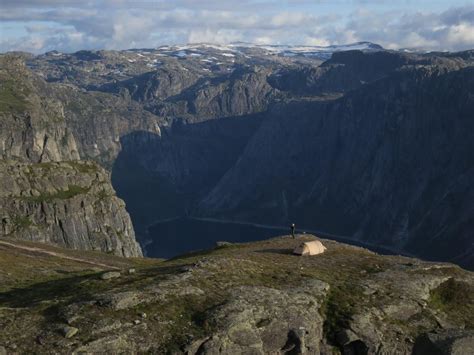 If You Ever Head To Trolltunga In Norway Pack A Tent Start Later And