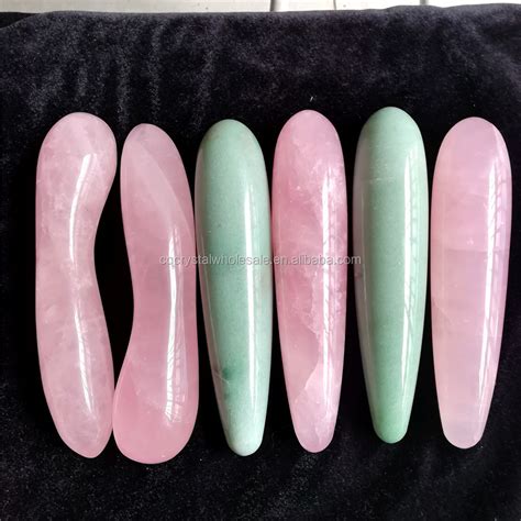 Natural Carved Crystal Penis Yoni Crystal Massage Wands Crystal Sex Toy Penis Buy Rose Quartz
