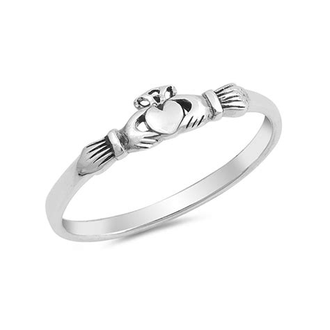 Do you have got someone on your lifestyles to that. Petite Dainty Claddagh Ring Band Simple Plain 925 Sterling ...