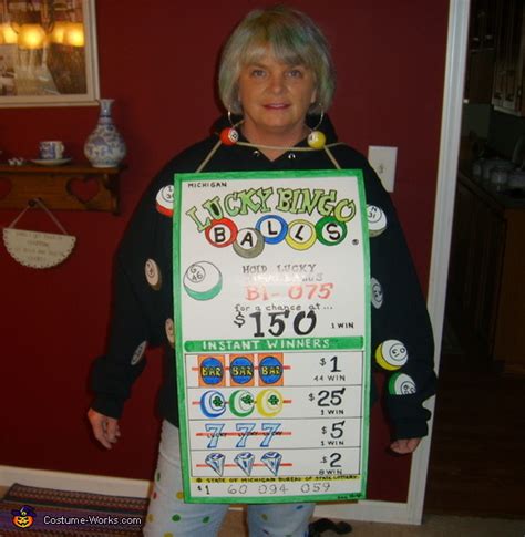 Homemade Bingo Balls Costume