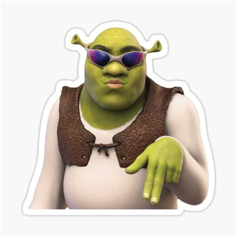 Shrek Sticker For Sale By Design Mode Redbubble