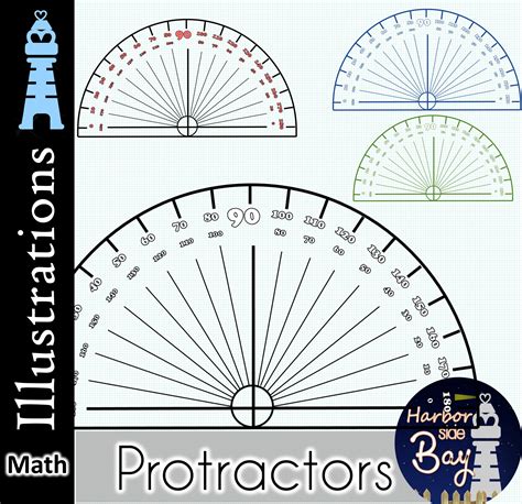 Free Printable Protractor 180 360 Pdf With Ruler Free Printable