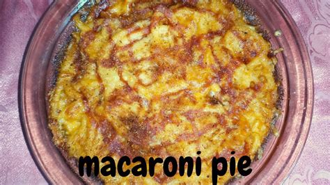 How To Make Bajan Macaroni Pie Youtube