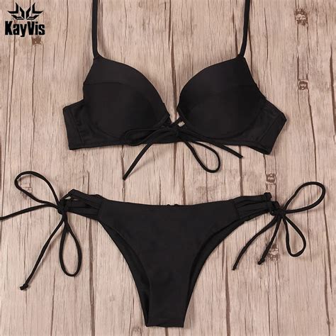Kayvis Sexy Bikinis Women Swimsuit 2019 Swimwear Female Summer Beach Wear Printed Brazilian