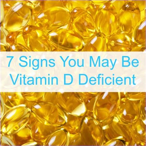 7 Signs You May Be Vitamin D Deficient Get Healthy U