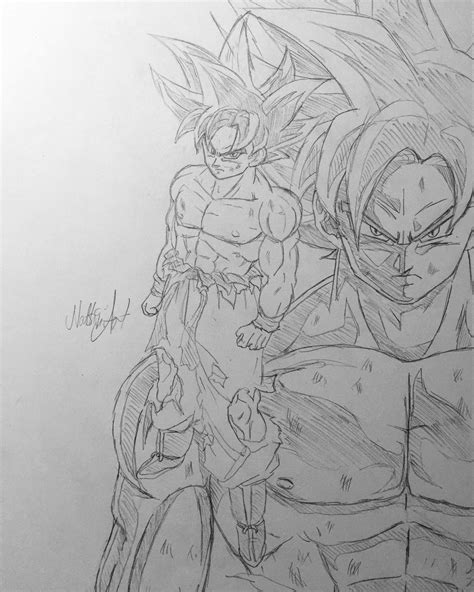 Goku Limit Breaker Sketch By Natshiniart On Deviantart