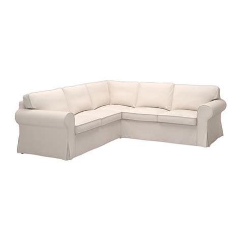 The rounded edges and wonderful softness of our ektorp loose cover sofas are not to be underestimated. EKTORP Corner sofa 2+2 - Lofallet beige - IKEA