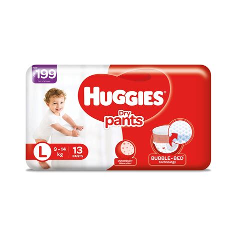 Buy Huggiesdry Pants Large Size Diapers 13 Count Online At Desertcartuae