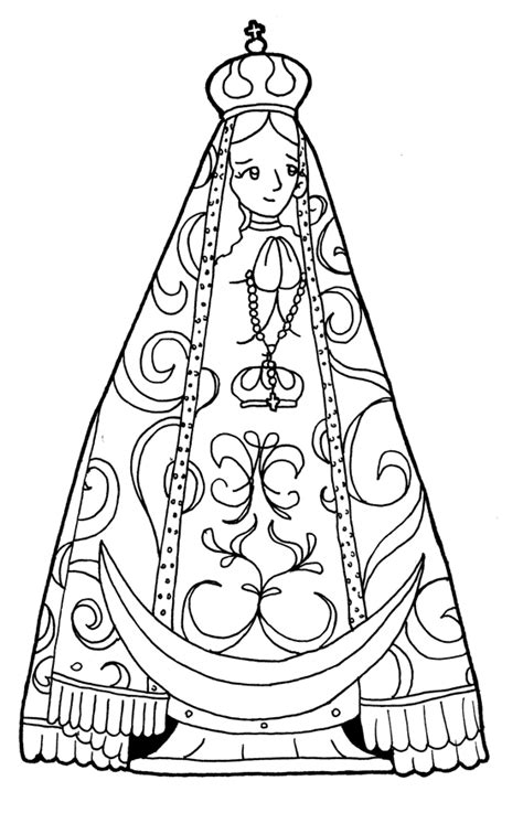 Su denominación procede del llamado monte carmelo, en israel, un. Dibujos de la Vírgen para colorear | Colorear imágenes