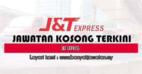Permohonan adalah dipelawa daripada warganeg… Kerja Kosong J&T Express ~ Rider, Despatch - 3 Nov 2019 ...