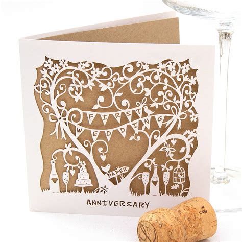 18,327 wedding anniversary gifts card products are offered for sale by suppliers on alibaba.com, of which greeting cards accounts for 1%, paper crafts accounts for 1%, and artificial crafts accounts for. First Wedding Anniversary Laser Cut Card By The Hummingbird Card Company | notonthehighstreet.com
