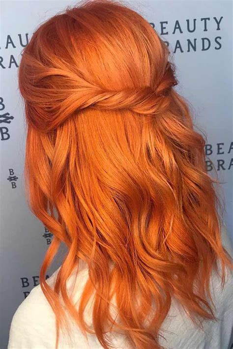 Vibrant Orange Hair Tips For Maintenance