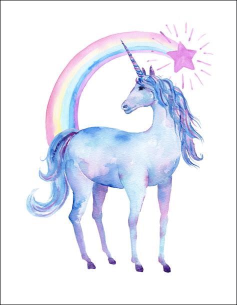 Free Printable Watercolor Unicorn Pictures Unicorn Pictures Unicorn