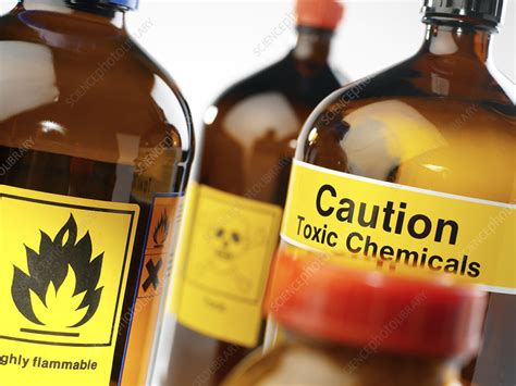 Hazardous Chemicals Stock Image T Science Photo Library