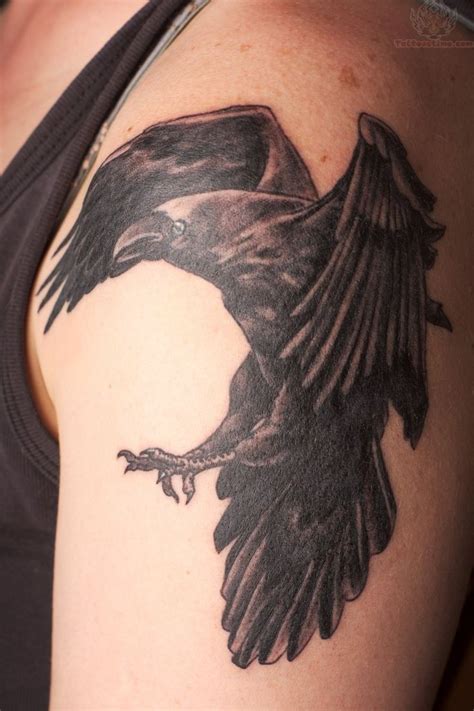 168 Best Crow Tattoos Ideas Images On Pinterest