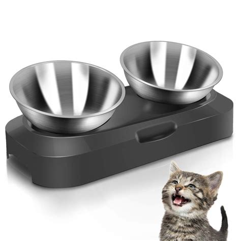 Buy Ayada Raised Cat Food Set Stainless Steel Cat Dish For Food Water
