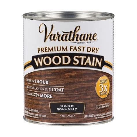 Varathane Premium Fast Dry Wood Stain Dark Walnut 1 Qt Wilco Farm
