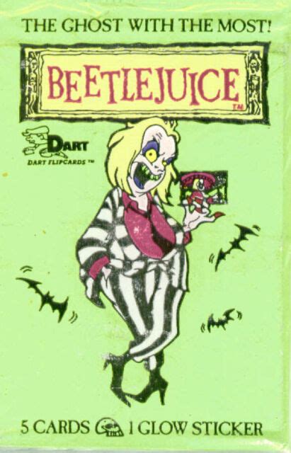 Beetlejuice Trading Card Pack Ebay