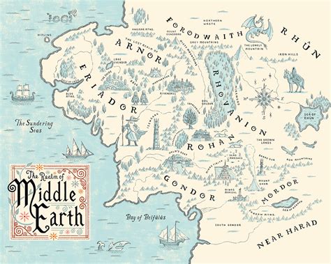 Middle Earth Maps