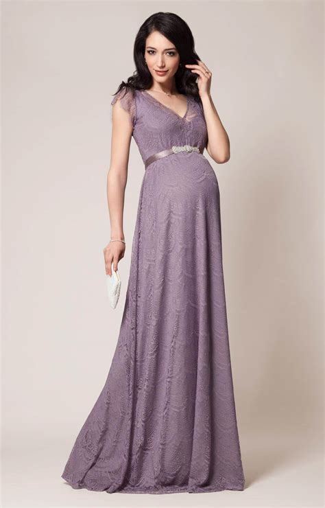All the local shops usually have expensive wedding dresses and you. Kristin Maternity Gown Long Wisteria - Maternity Wedding ...