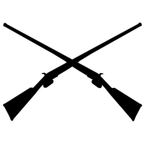 Crossed Rifles Silhouette Clipart 20 Free Cliparts Download Images On