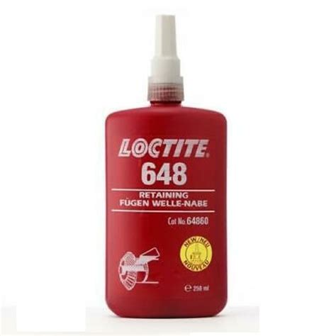 Loctite 648 Low Viscosity High Strength Retaining Compound With High