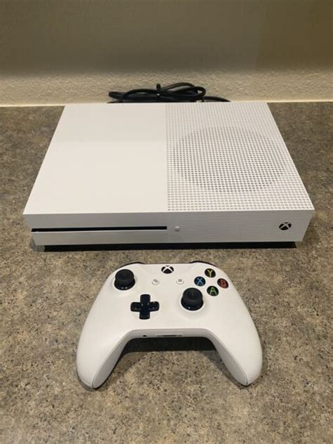 Microsoft Xbox One S Gb White Console For Sale Online Ebay