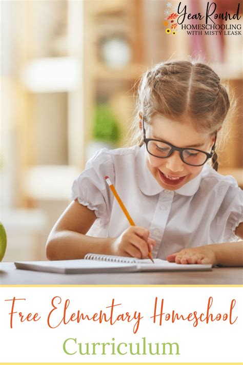 Free Elementary Homeschool Curriculum Year Round Homeschooling