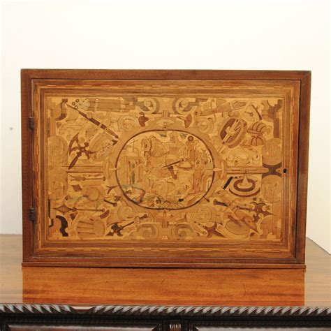 17th Century German Marquetry Table Cabinet Bada