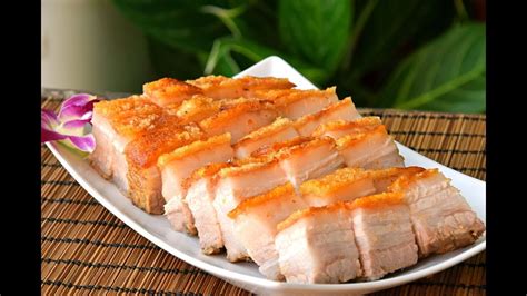 Siu Yuk Chinese Crispy Roast Pork Belly Hong Kong Chachaanteng Style