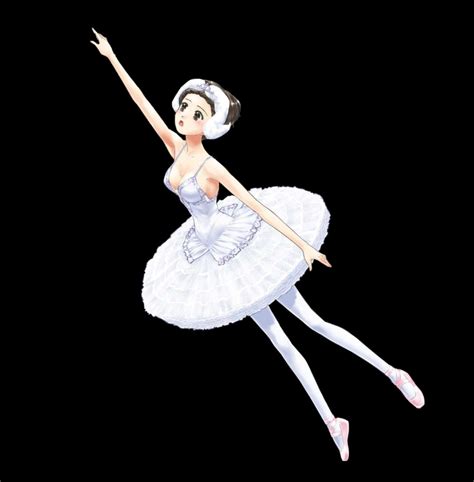 Mashiro Yuu White Legwear Absurdres Highres 1boy 1girl Ballerina