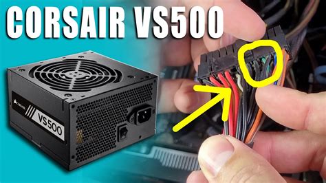 Como Saber Se A Fonte Do Pc Está Queimada Ou Não Fonte Corsair Vs500