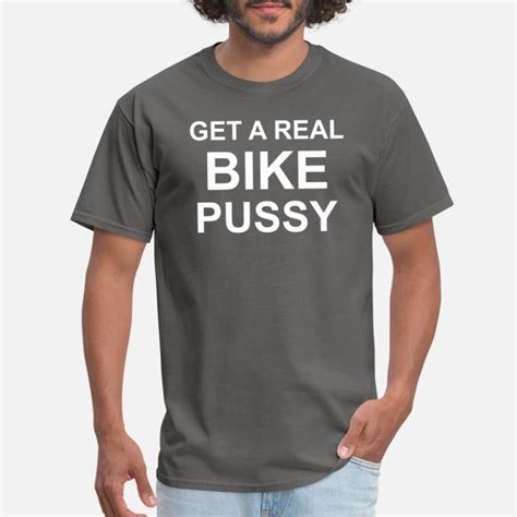 Shop Pussy Biker T Shirts Online Spreadshirt