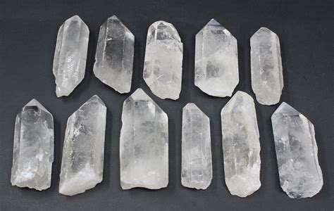 Clear Quartz Crystal Point 3 4 Crystal Points Clear Quartz