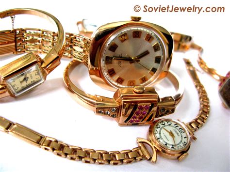 Soviet Jewelry Gold And Silver From Ussr Hallmarks Collectibles