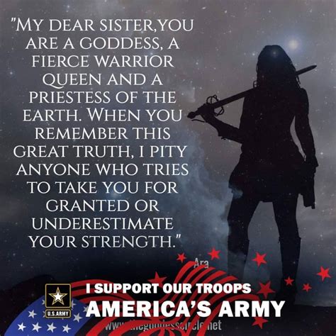 To All My Military Sisters Out There Stay Strong Dear Sister