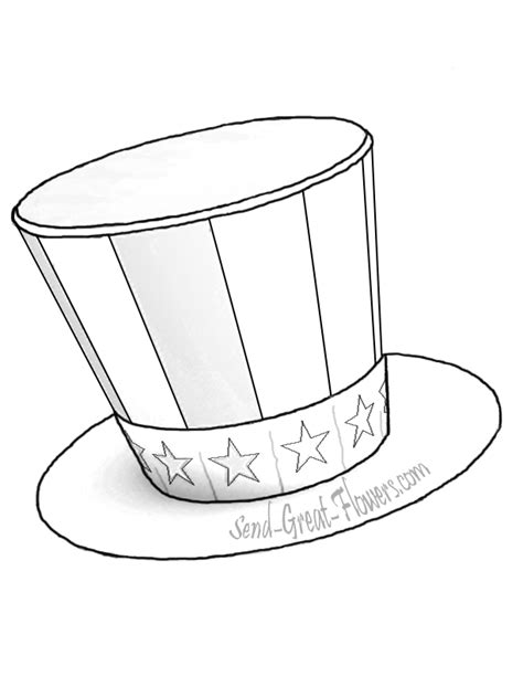 Cut out the shape and use it for coloring, crafts, stencils, and more. Abraham Lincoln With Hat Drawing at GetDrawings | Free ...