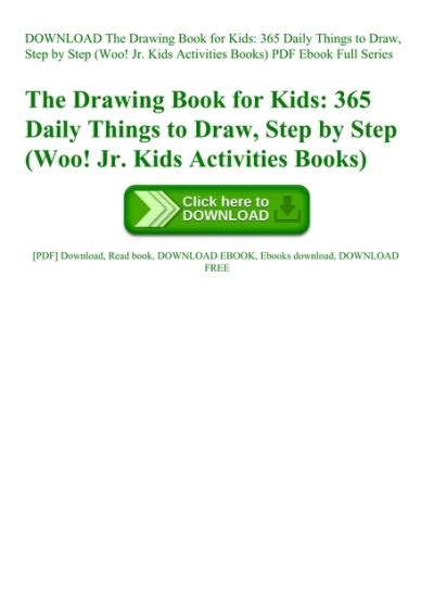 Download The Drawing Book For Kids 365 Daily Things To Draw Step By