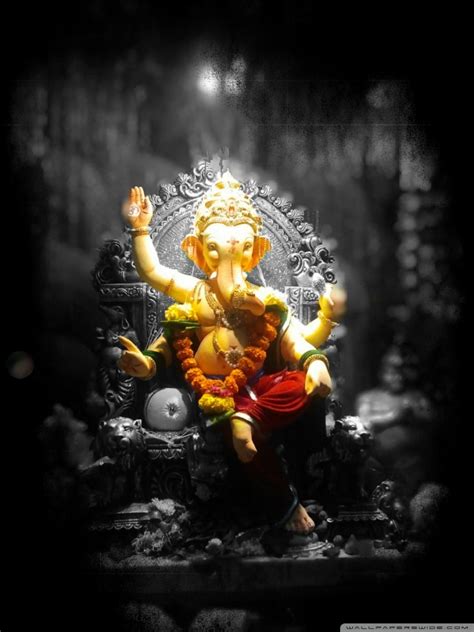 The great collection of ganpati wallpapers bappa for desktop, laptop and mobiles. Download Ganesh HD Mobile Wallpaper Gallery