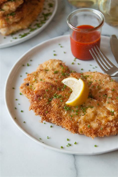 Place one chicken cutlet in oil and fry until golden brown on both sides, about 2 minutes per side, flipping as needed if bread crumbs begin to darken too much. Chicken Schnitzel | Best Recipes Ever