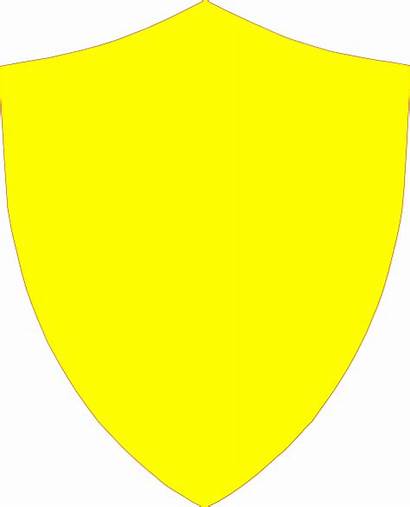 Shield Yellow Clip Clker Clipart