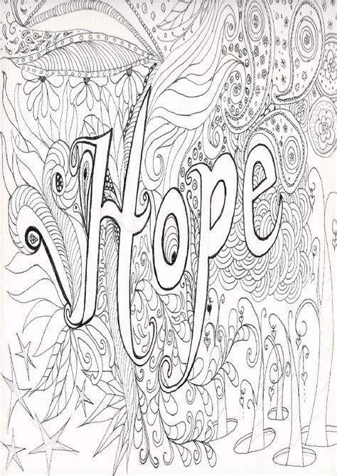 Abstract Coloring Pages For Teenagers Difficult Coloring