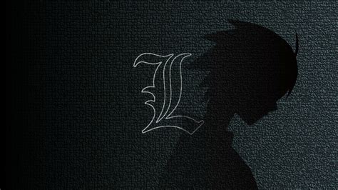 1920x1080 Resolution L Letter Logo Anime Death Note Simple Hd