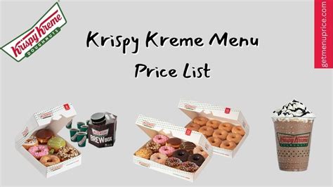 Krispy Kreme Menu Price List Philippines Updated May 2023