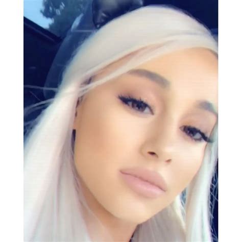 New Song New Hair Ariana Grande Goes Platinum Blonde Days After