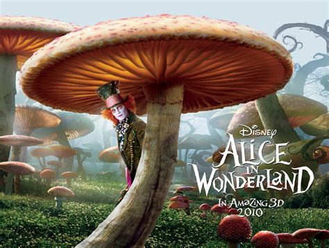 un poster orizzontale di alice in wonderland con il cappellaio matto 143917 movieplayer it